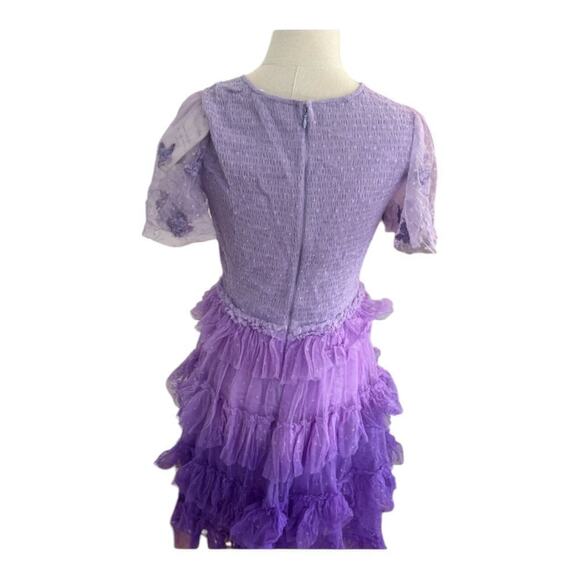 IVY CITY CO Sarah dress ombré tulle sz small - Picture 3 of 4